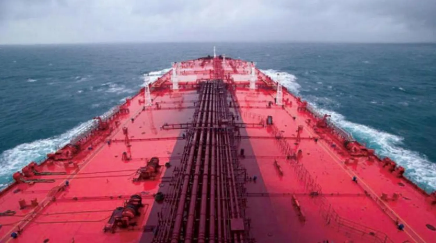 The Safer Oil Tanker sailing off Hodeidah, Yemen