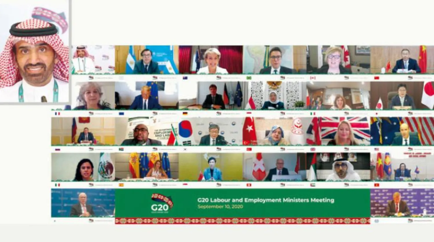 G20 Labor and Employment Ministers meet. Asharq Al-Awsat