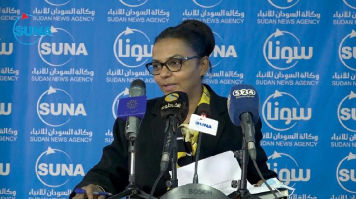 Sudanese Finance Minister Hiba Ahmed Ali, SUNA 