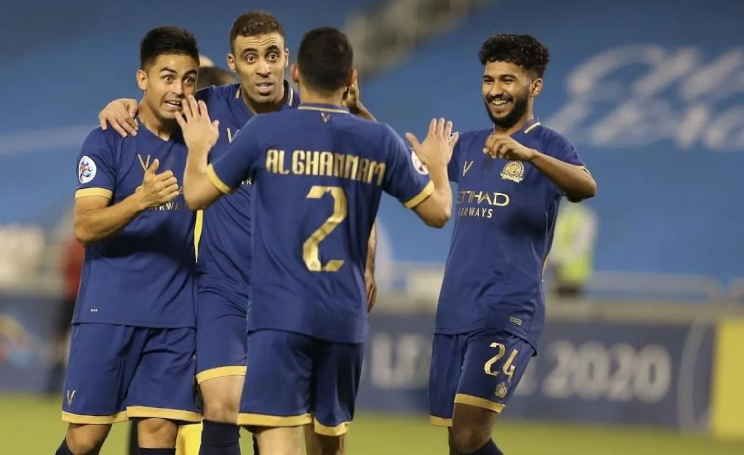 فرحة نصراوية بفوز ثمين أمام سيباهان أصفهان الإيراني (المركز الإعلامي لنادي النصر)