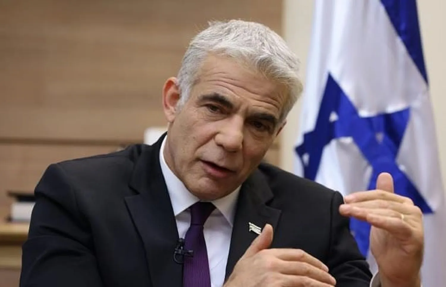 Israeli opposition leader Yair Lapid. AFP

