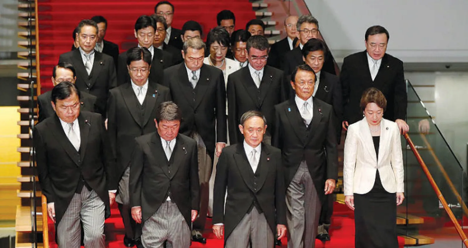 يوشيهيدي سوغا رئيساً جديداً للحكومة اليابانية