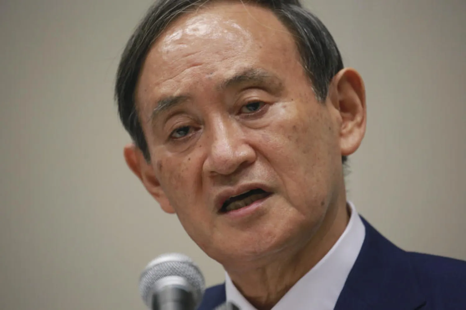 رئيس الوزراء الياباني الجديد يوشيهيدي سوغا (أ.ب)