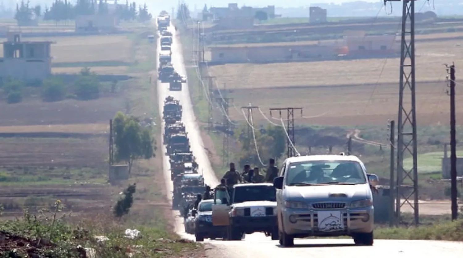 قافلة عسكرية تركية في شمال سوريا (قاسيون)