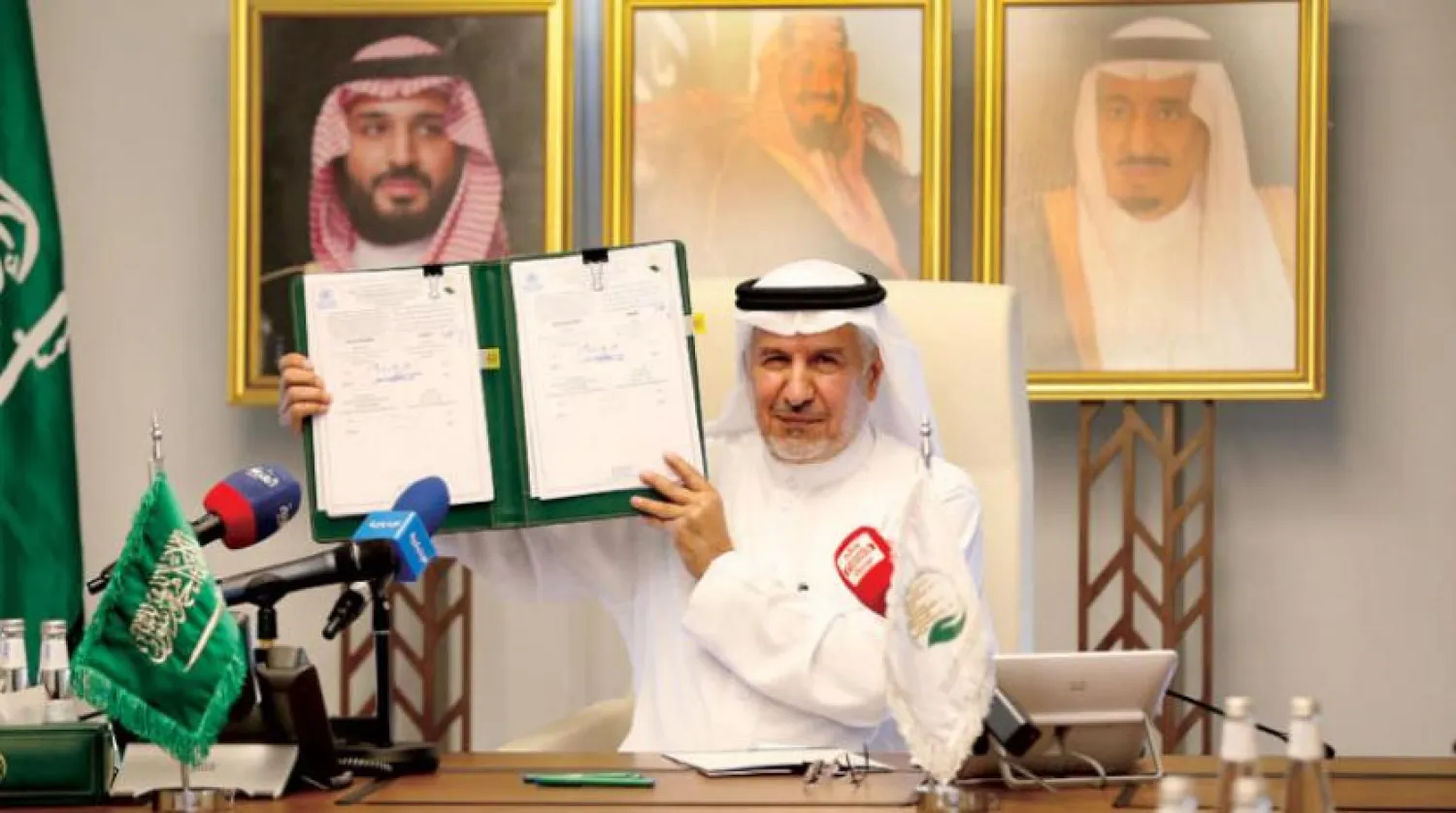 KSRelief Supervisor General Abdullah Al-Rabeeah signs funding agreements with UN agencies, Photo Credit: Saad Al-Dossari 


