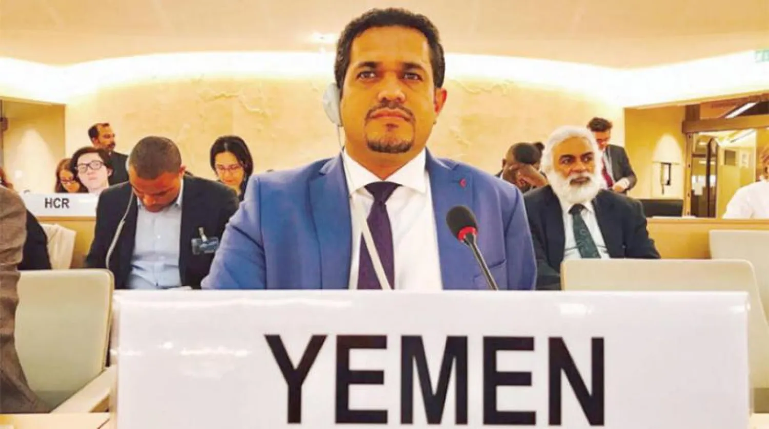 Yemen's Minister of Human Rights Mohammed Askar

