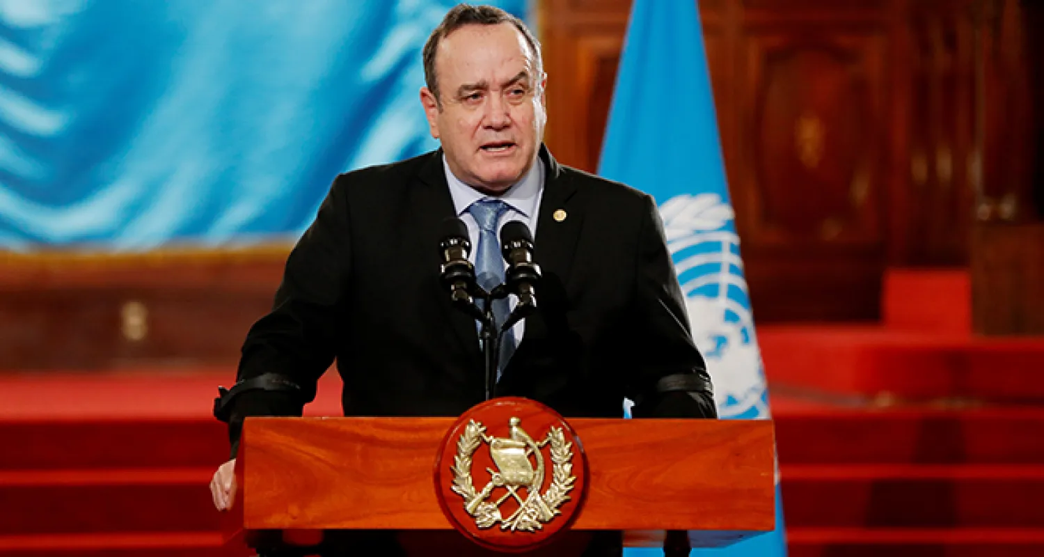 Guatemala Devlet Başkanı Giammattei Kovid-19'a yakalandı