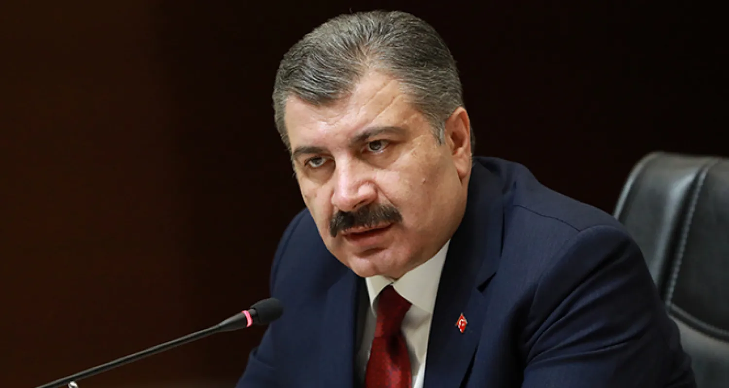 Sağlık Bakanı Fahrettin Koca (İHA)