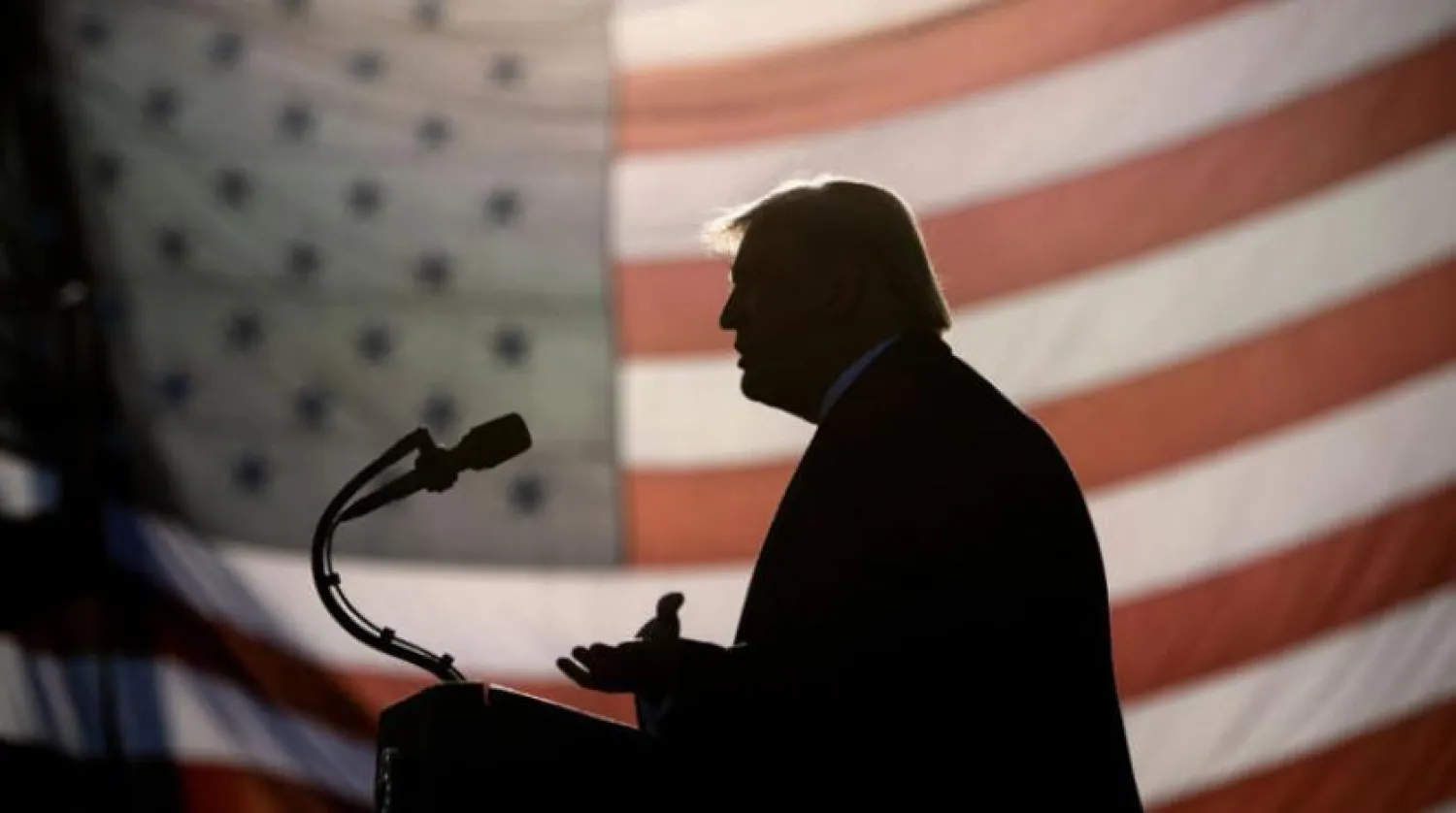 ABD Başkanı Donald Trump, Cuma günü Minnesota’daki “Make America Great Again” yürüyüşü sırasında konuşma gerçekleştirdi (AFP)