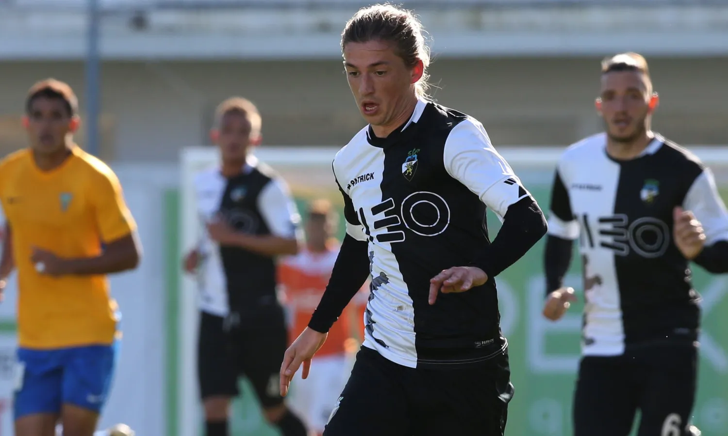 Ryan Gauld in action last December for Farense, who were on course for promotion to Portugal’s top flight when the season was halted.
Photograph: Gualter Fatia/Getty Images
