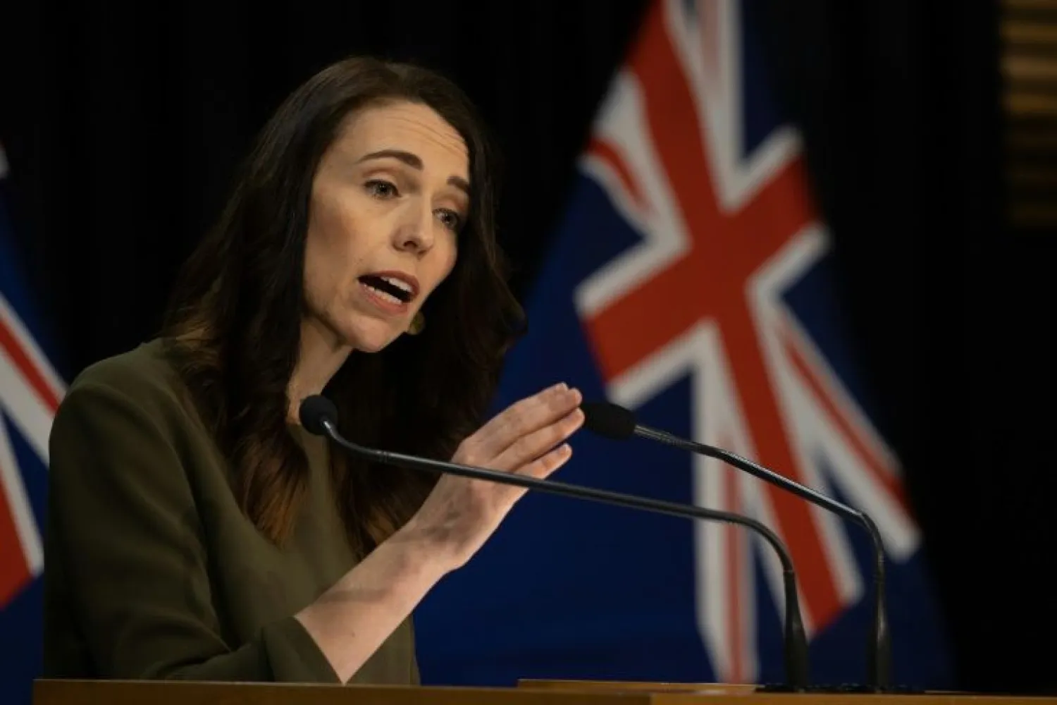 Prime Minister Jacinda Ardern moved most of New Zealand to the lowest virus alert setting on Monday | AFP
