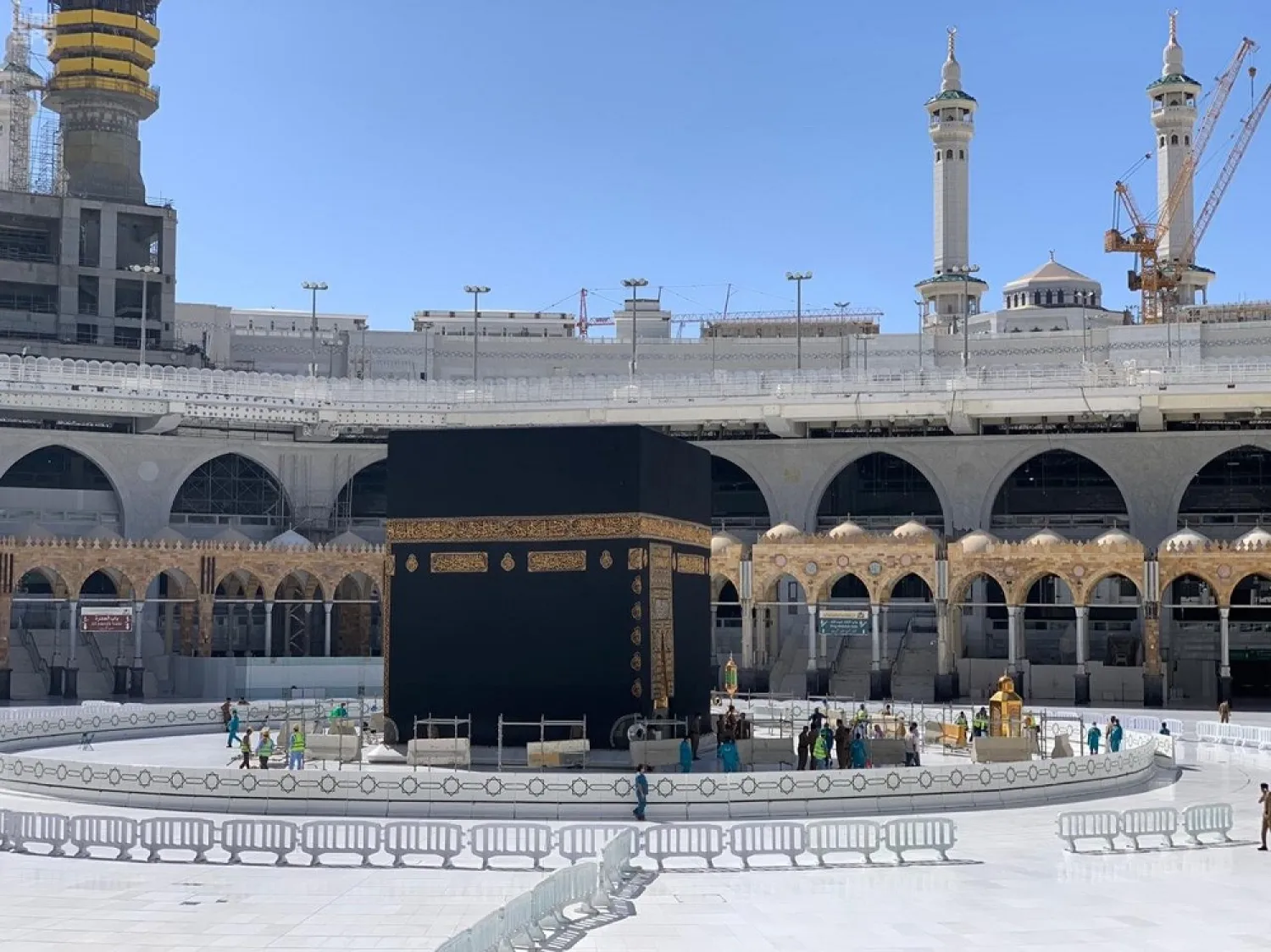 A view of the holy Kaaba in Makkah, Saudi Arabia. (SPA)