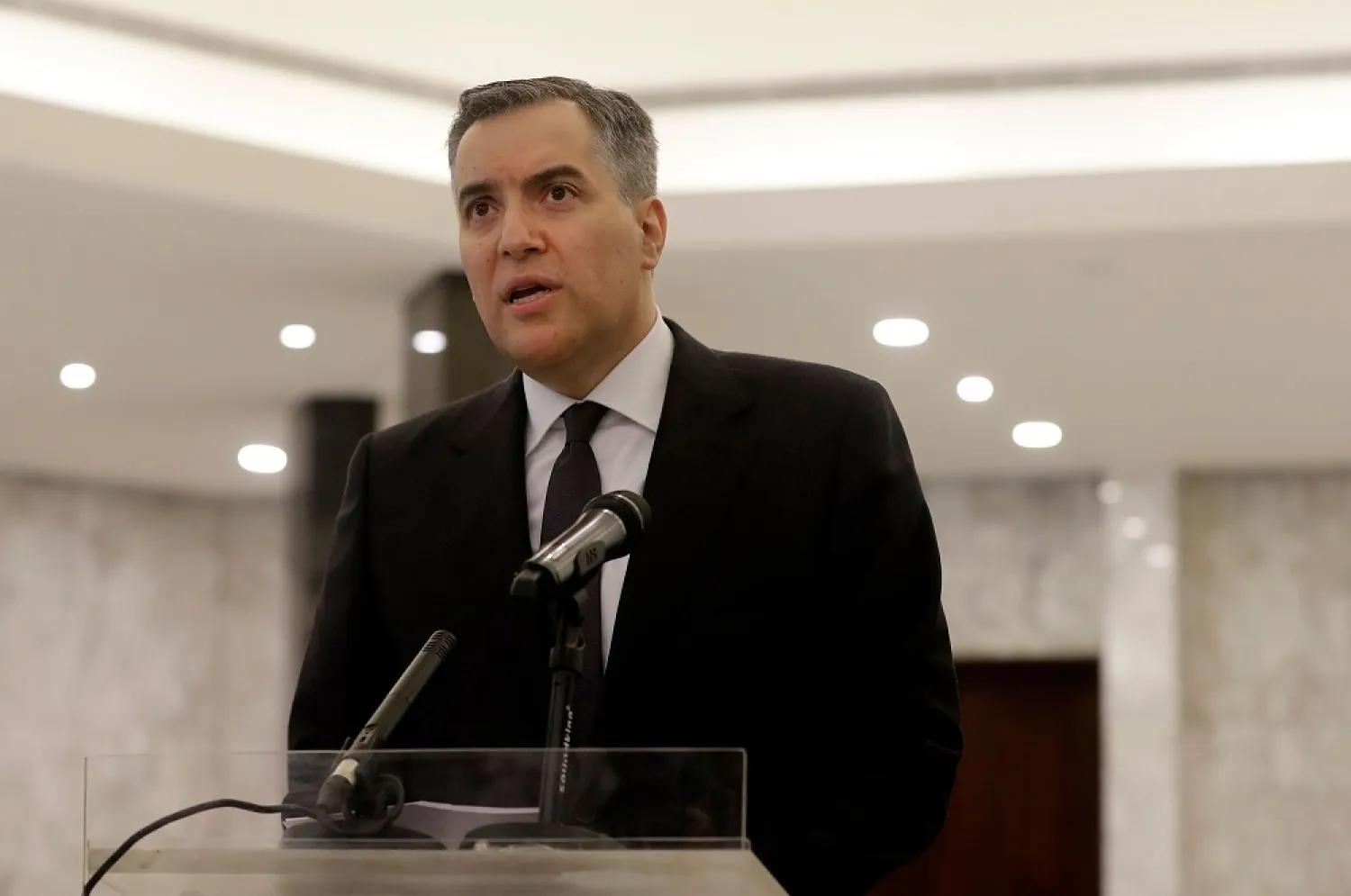 Lebanese Prime Minister-designate Mustapha Adib. (AFP)