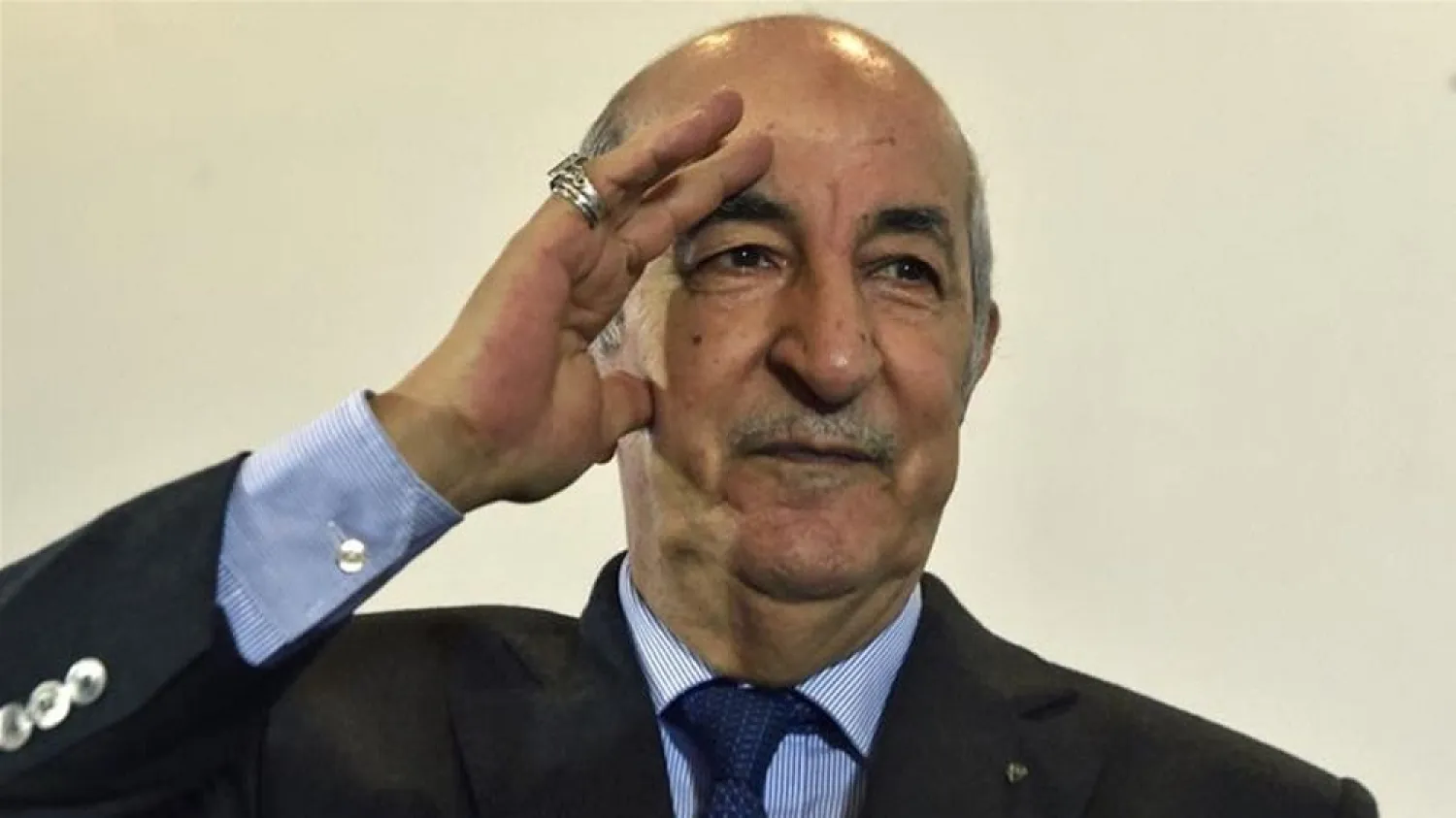 President Abdelmadjid Tebboune. (AFP)