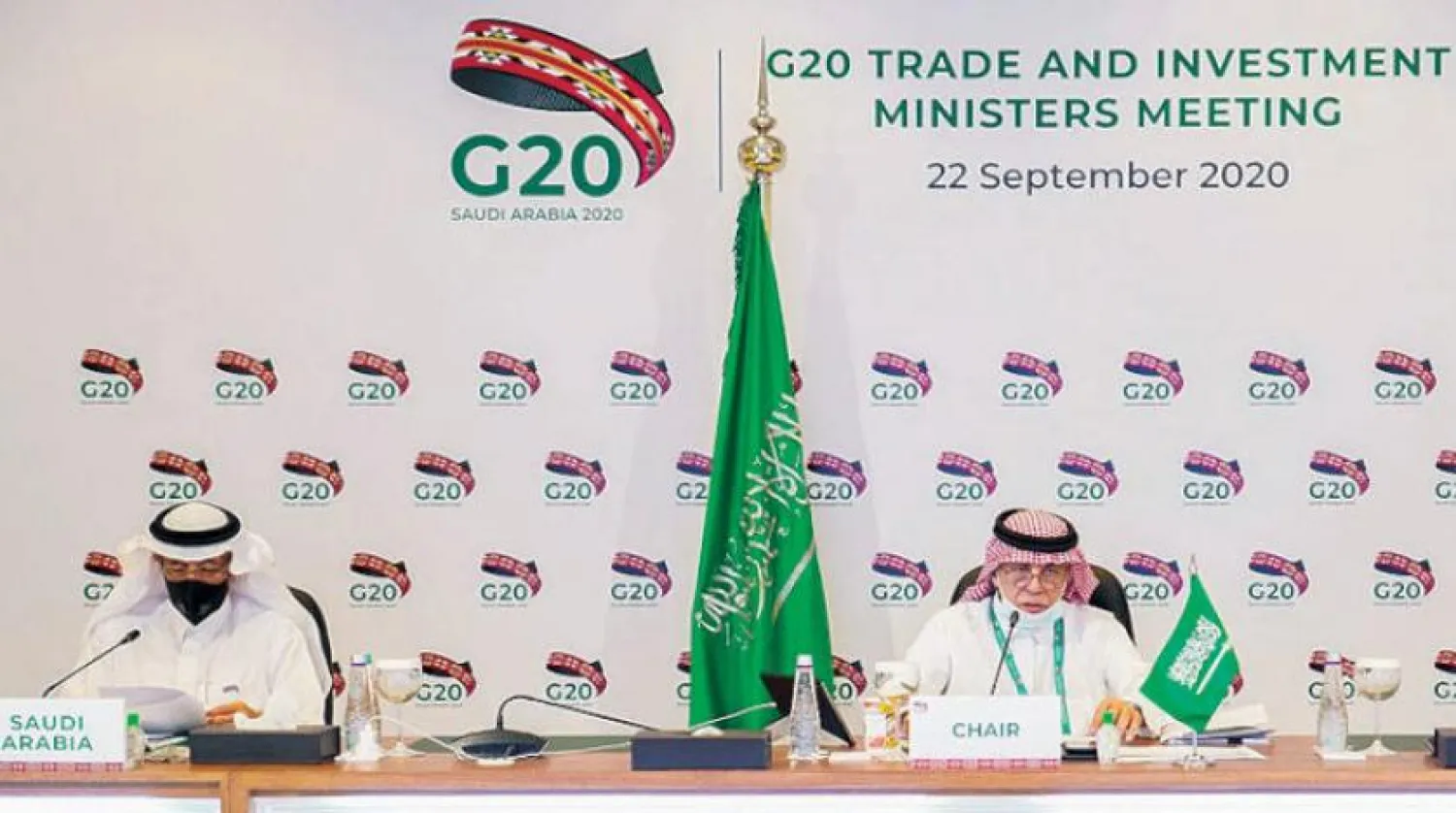 The Saudi Trade and Investment ministers chair Tuesday's meeting. Asharq Al-Awsat