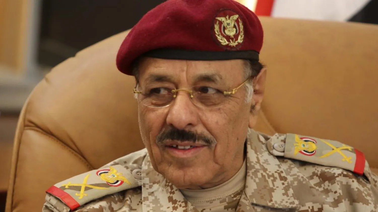 Vice president Gen Ali Mohsen Al Ahmar said that Houthis are better known for their political trickery then their military might and that the rebel group is looking to oust former president Ali Abdullah Saleh. Mohamed Al Sayaghi / Reuters

