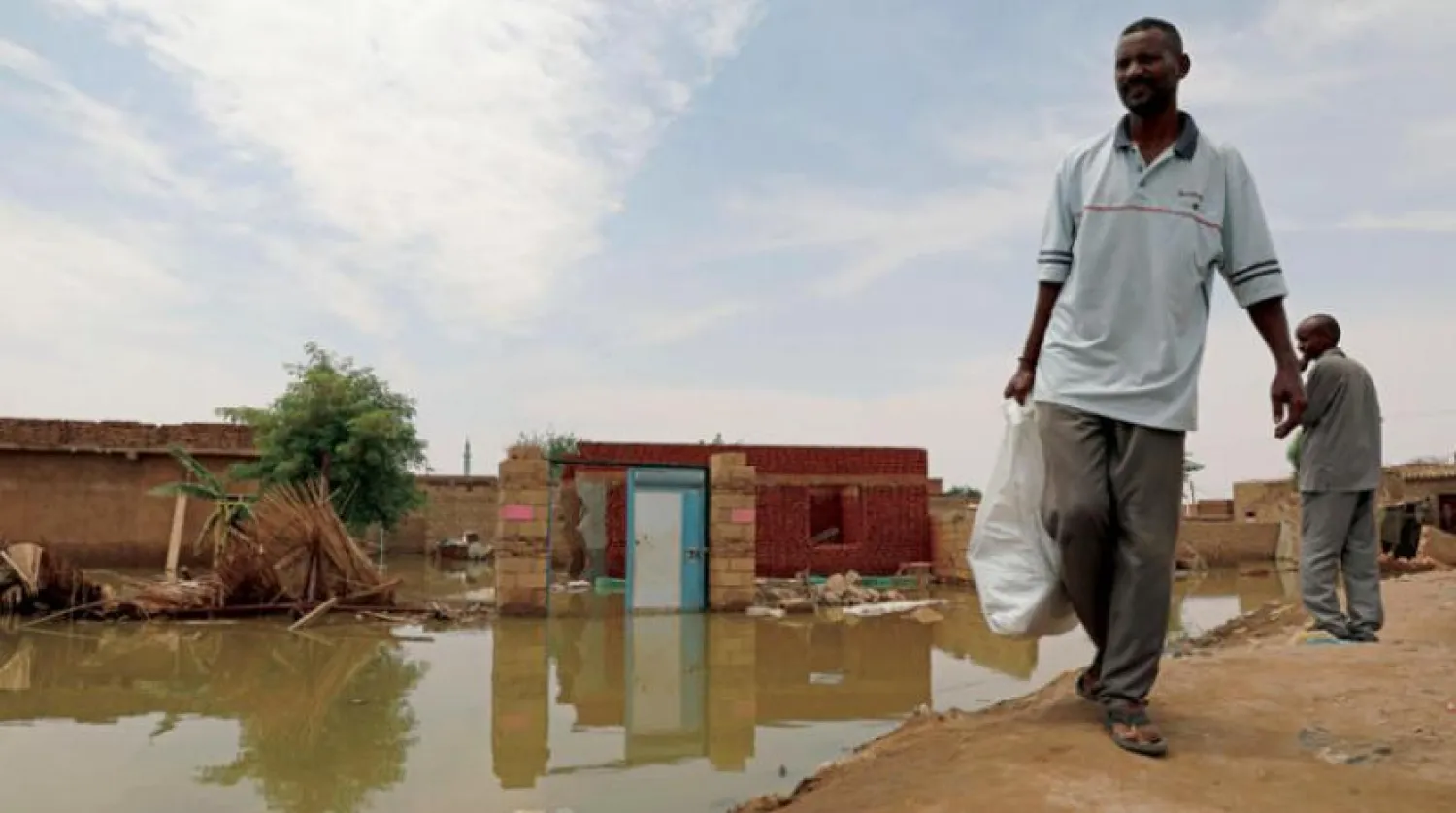The Nile flood has increased the economic burdens of the people of Sudan (AP)
