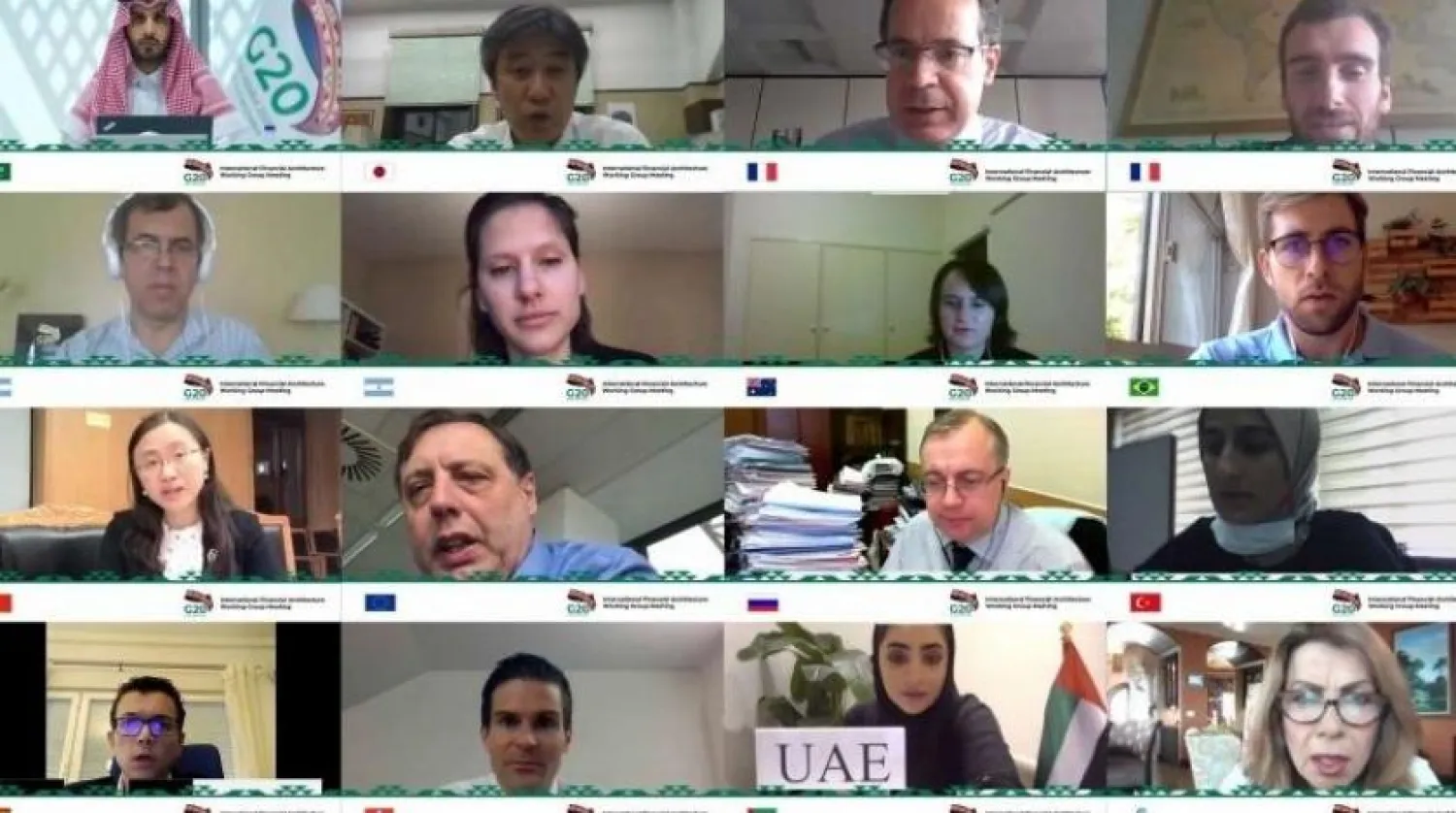 G20 Uluslararası Finansal Mimari Çalışma Grubu, Kovid-19 salgınının etkilerini tartıştı. (Şarku’l Avsat)