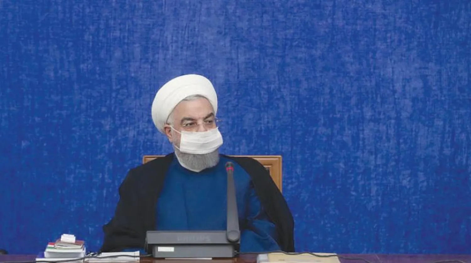 İran Cumhurbaşkanı Hasan Ruhani dün Tahra’ndaki kabine toplantısında (İran Cumhurbaşkanlığı)