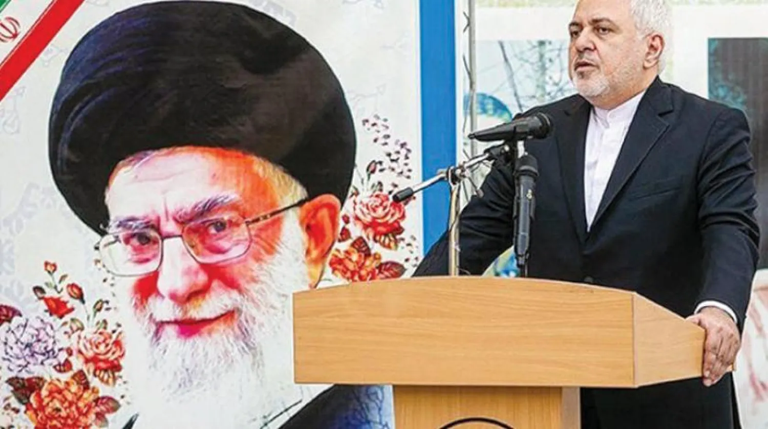 İran Dışişleri Bakanı Muhammed Cevad Zarif dün Tahran'da bir konuşma yaptı. (Tasnim)