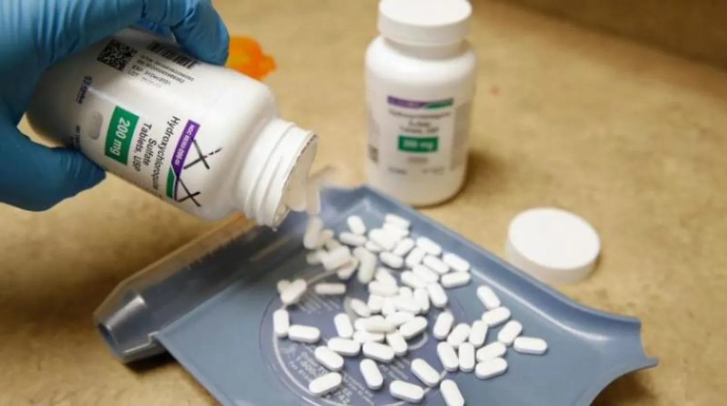 عقار هيدروكسي كلوروكوين المضاد للملاريا (أ.ف.ب)