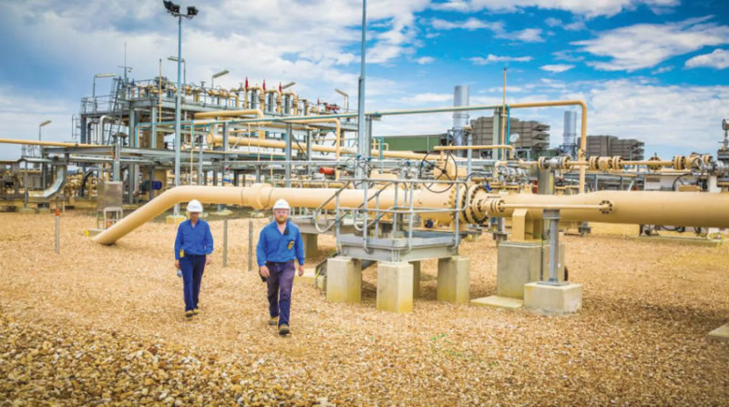 منشأة غاز في أستراليا (رويترز)