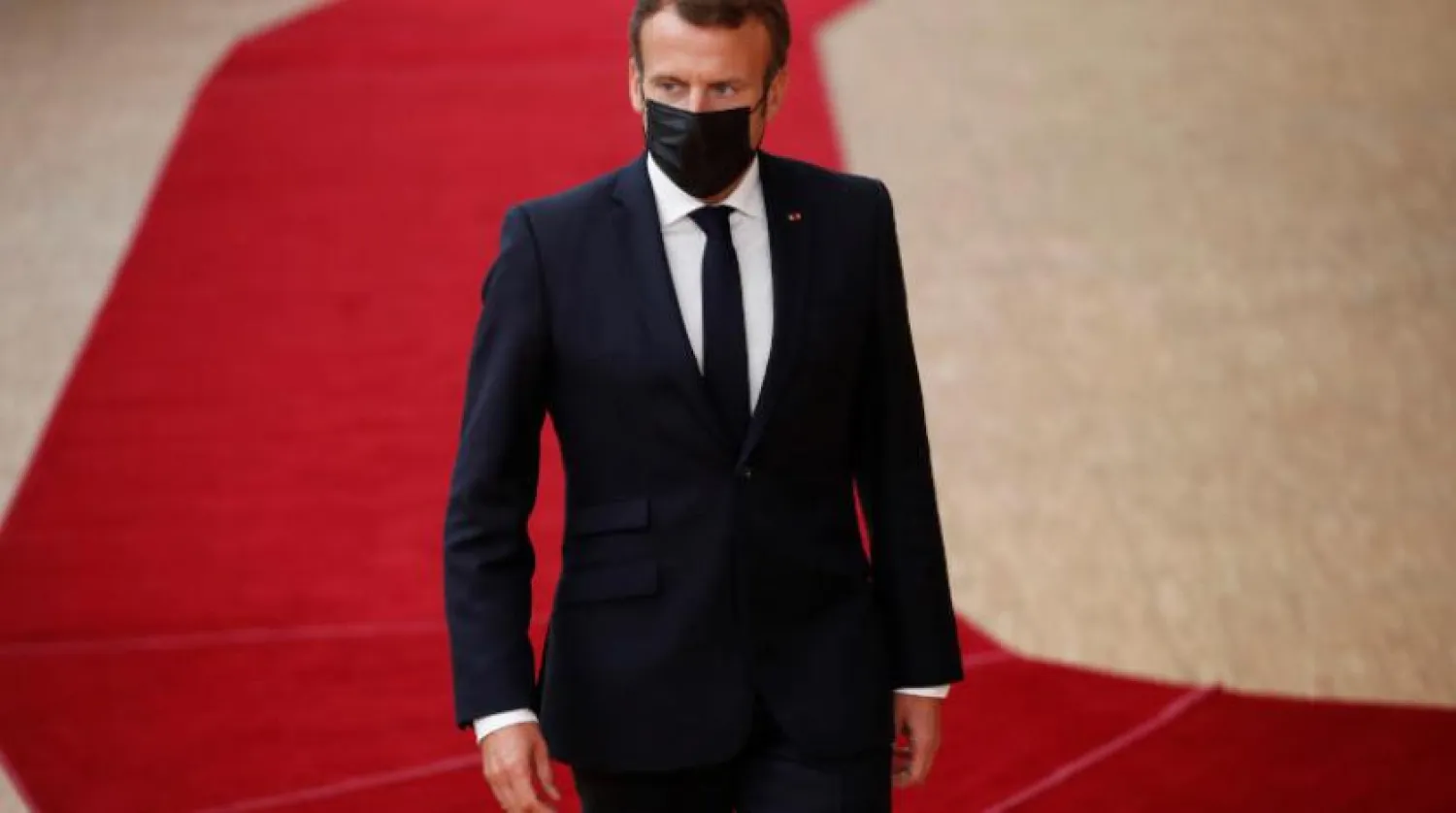 Fransa Cumhurbaşkanı Emmanuel Macron Brüksel'de (Reuters)
