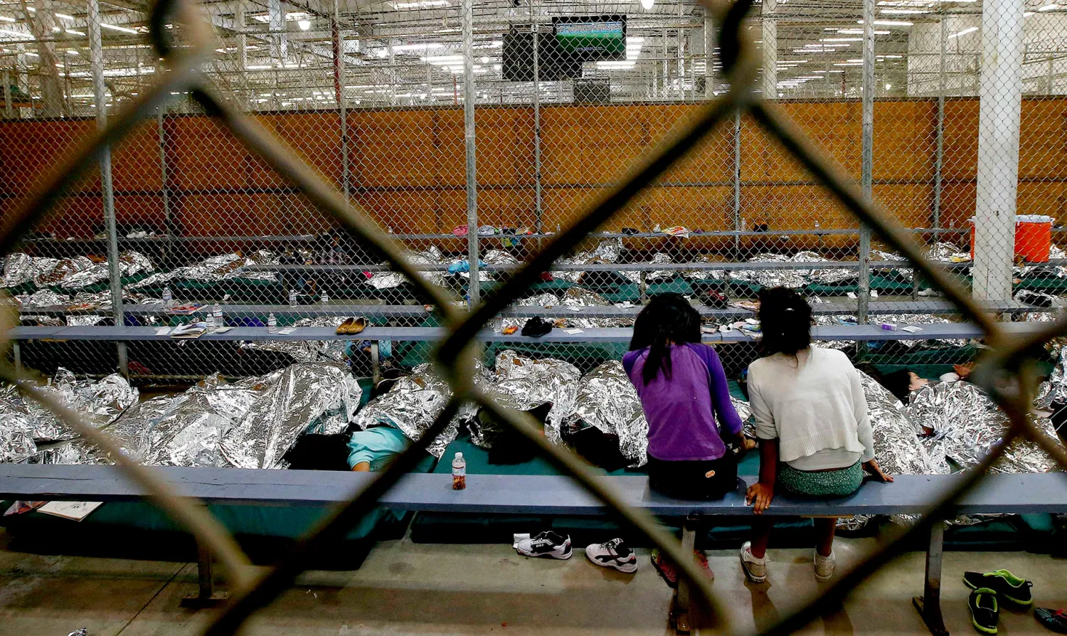 Tens of thousands of Central Americans fleeing violence in their home countries overwhelmed US immigration facilities like this one in Nogales, Arizona. REUTERS/Ross D. Franklin/Pool/File Photo


