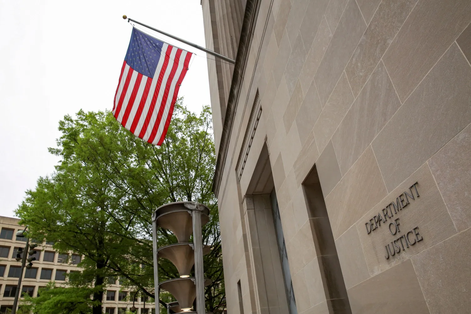 A general view of the Department of Justice Building, in Washington, US. Reuters file photo