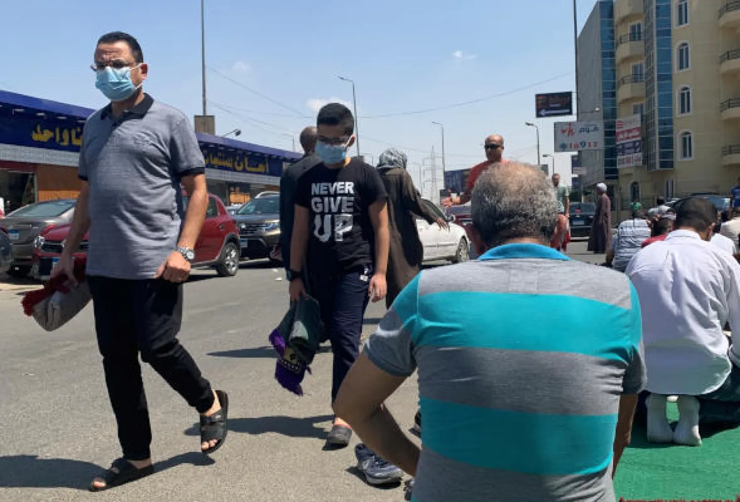 بلغ إجمالي إصابات كورونا في مصر حتى اليوم هو 103317 (رويترز)