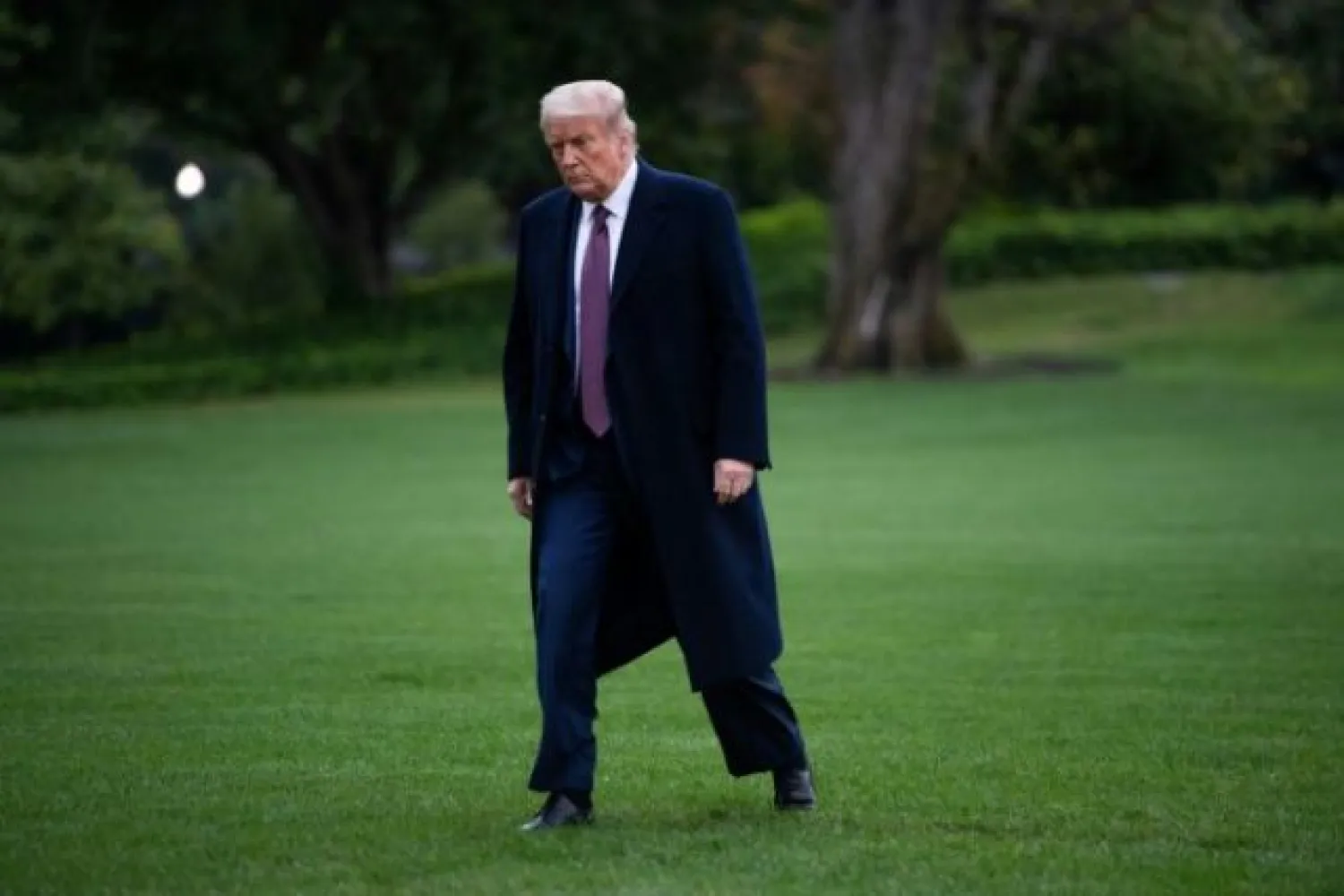 US President Donald Trump's positive Covid-19 test compounded uncertainty on trading floors, where investors were already in a pessimistic mood owing to Congress's failure to pass a new stimulus bill | AFP