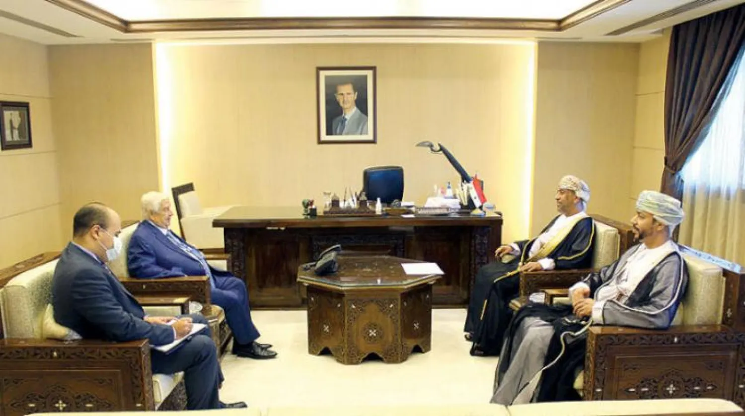 

سفیر جدید عُمان دیروز با وزیر خارجه سوریه دیدار کرد (وزارت خارجه سوریه)
