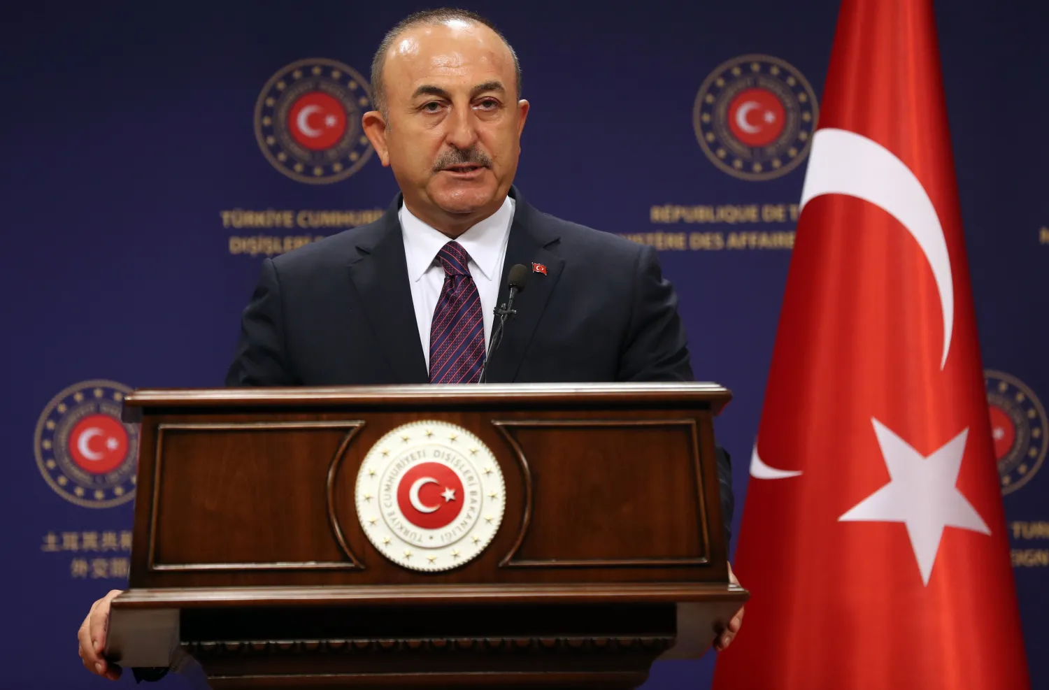 وزير الخارجية التركي مولود جاويش أوغلو (أرشيفية - أ.ف.ب)