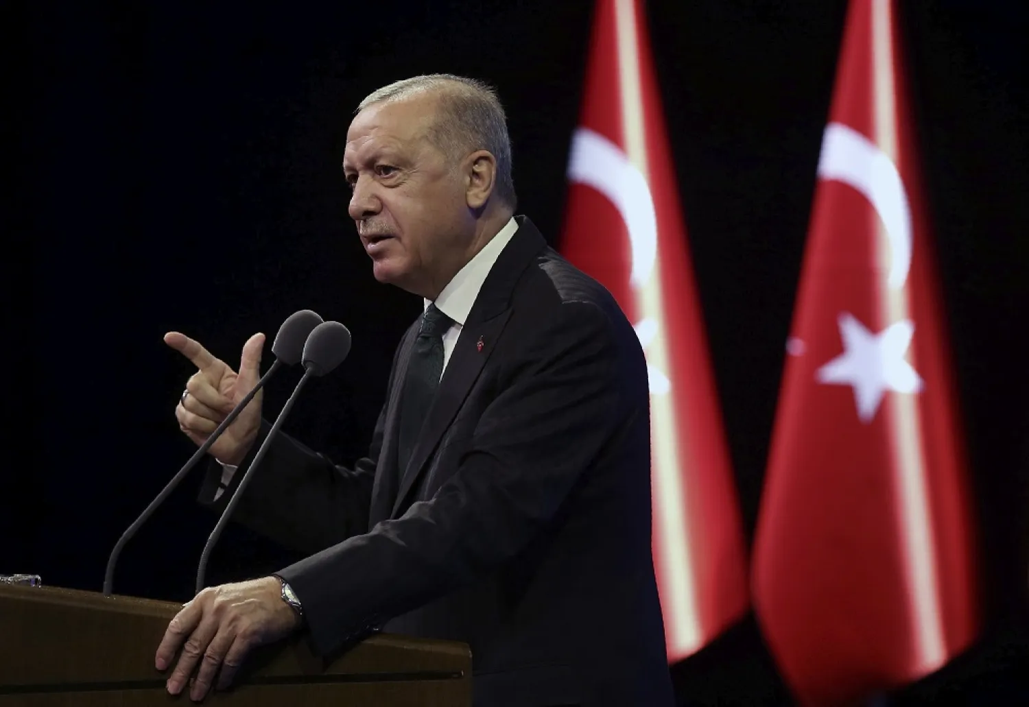 Turkish President Recep Tayyip Erdogan. (AP)