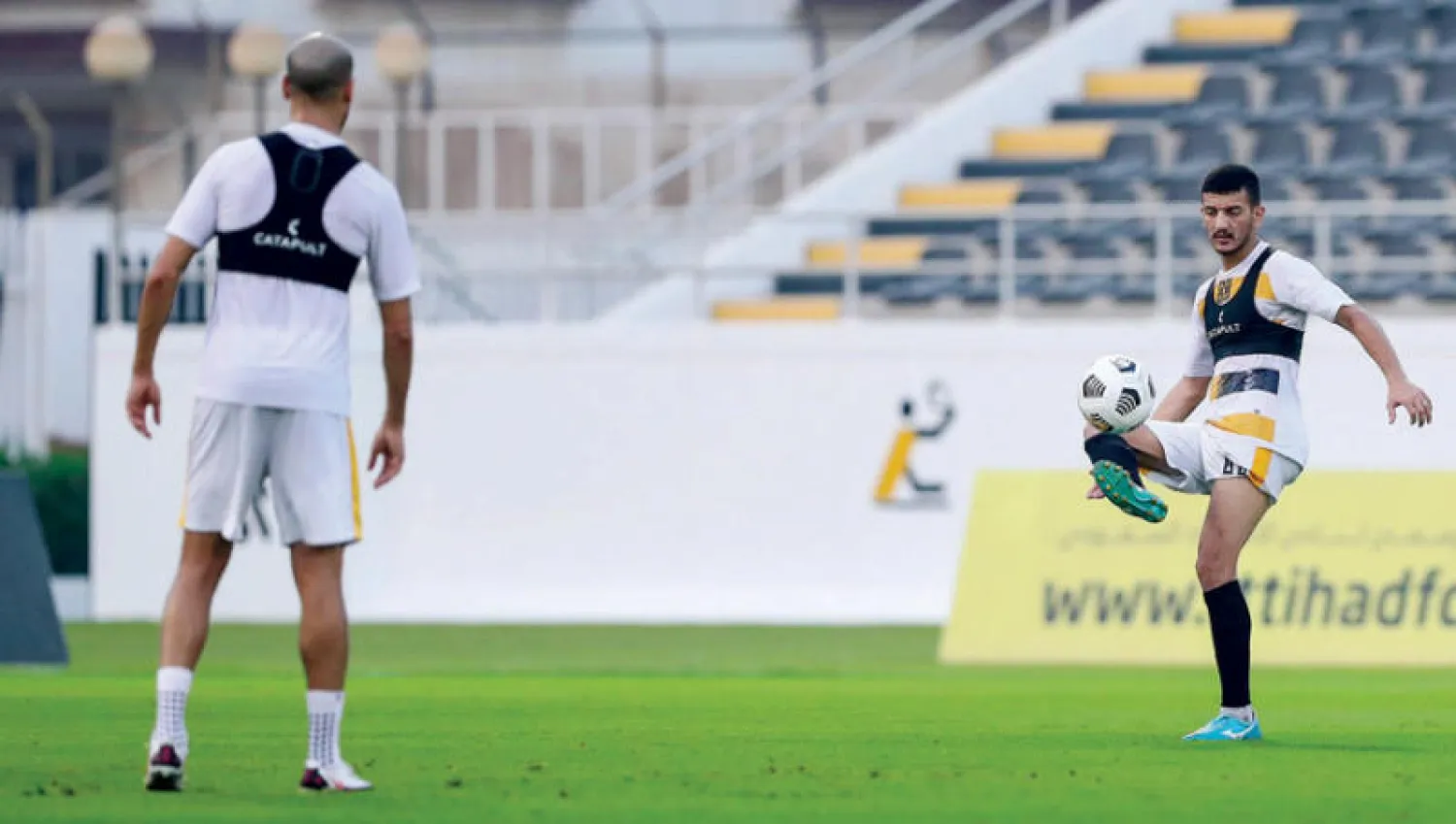 من تدريبات الاتحاد الأخيرة (الشرق الأوسط)