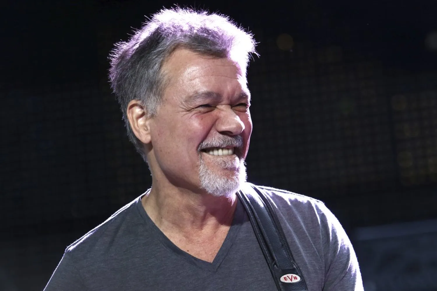 Eddie Van Halen of Van Halen performs on Aug. 13, 2015, in Wantagh, N.Y. (AP)