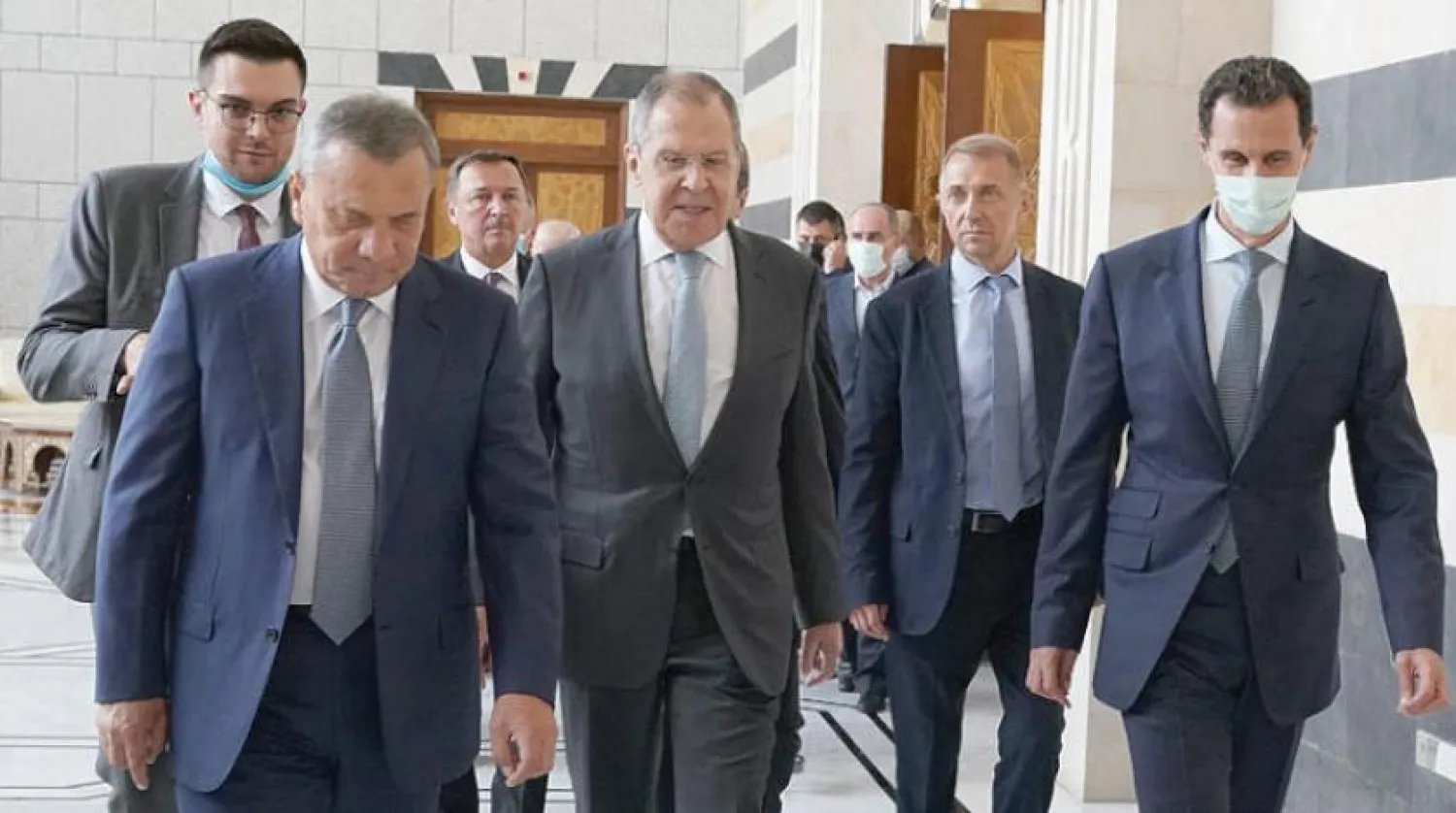 Esed ve Lavrov geçen ay Şam’da bir araya geldi (AFP)