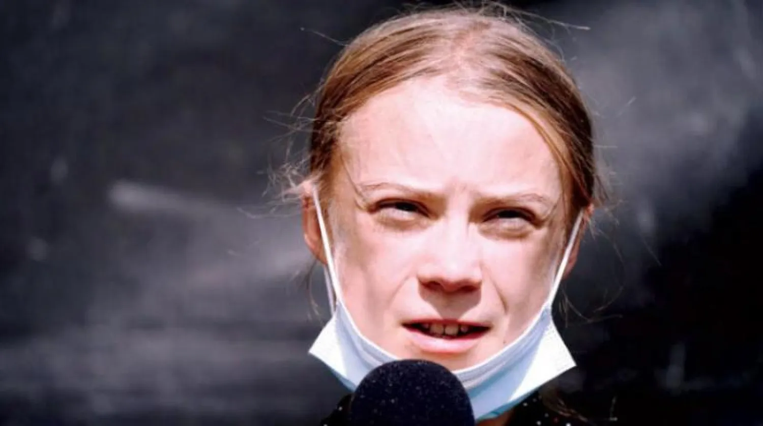 الناشطة البيئية السويدية في مجال المناخ غريتا تونبرغ (د.ب.أ)