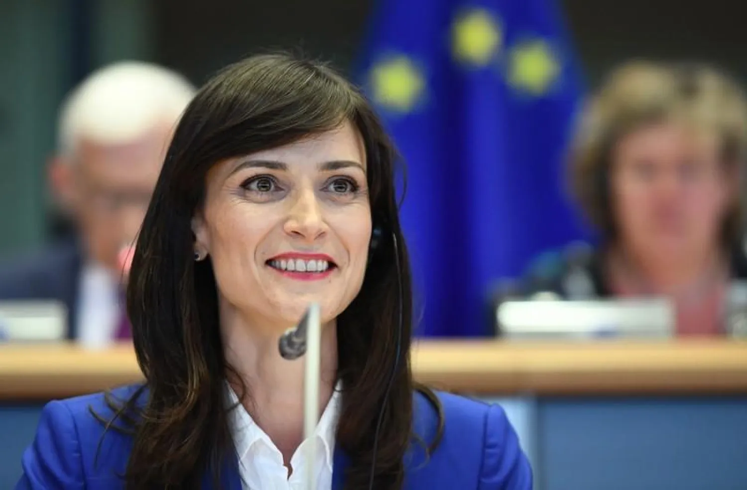 المفوضة الأوروبية المكلفة البحث والتجديد ماريا غابريال (أ.ف.ب)