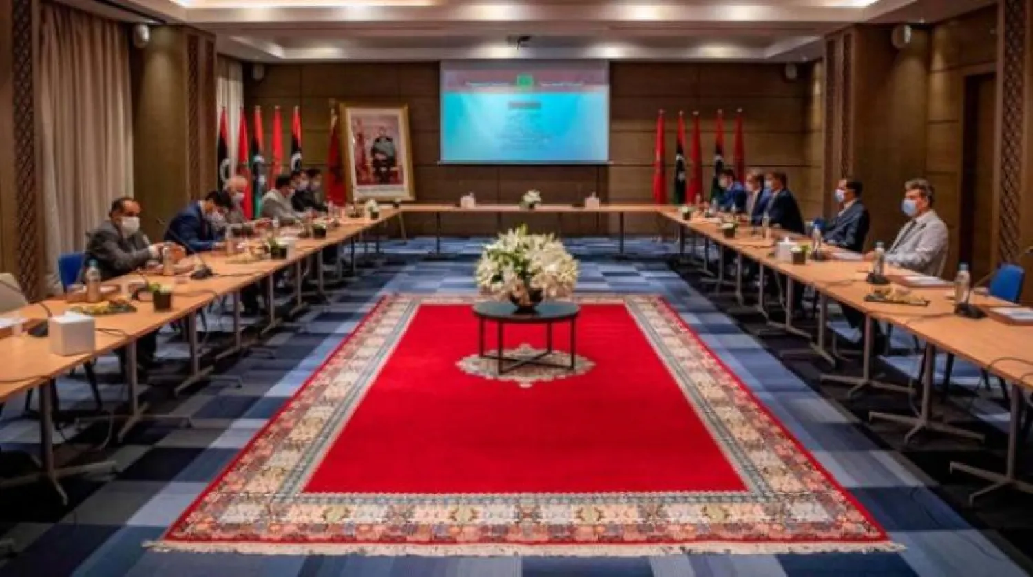 The second round of UN-backed talks held in Morocco. AFP file photo