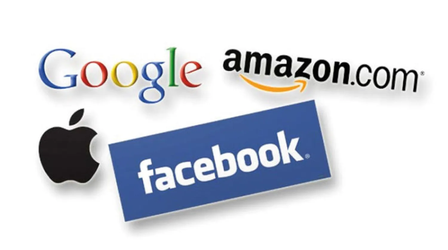 غوغل وأمازون وأبل وفيسبوك