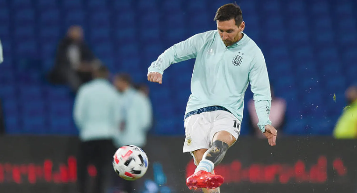 آمال الأرجنتين معلقة على ميسي لتخطي موقعة بوليفيا الصعبة (أ.ب)