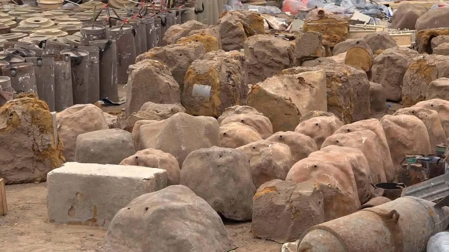 MASAM landmines clearing sites in Yemen. SPA