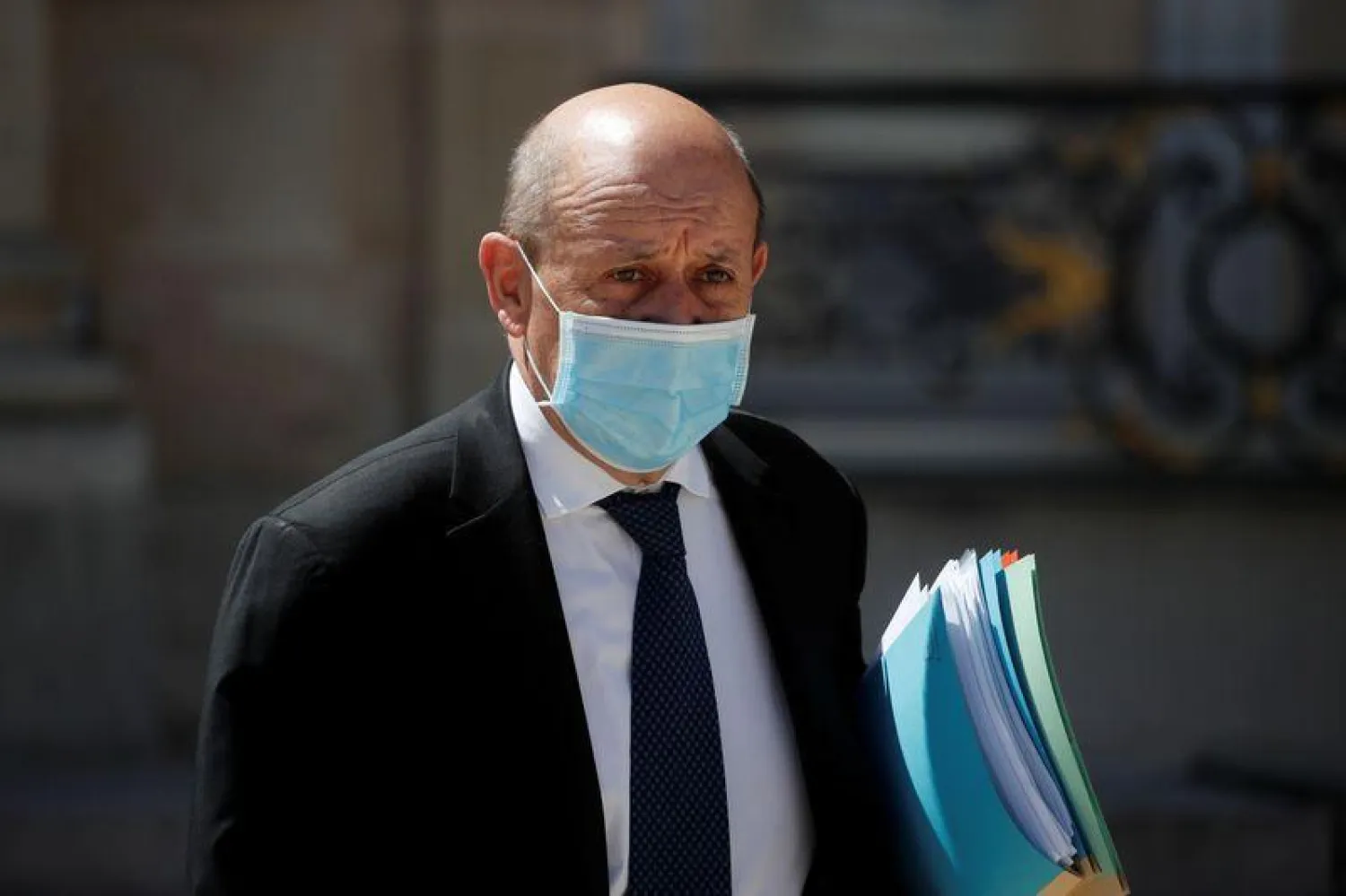 وزير الخارجية الفرنسي جان إيف لودريان (أرشيفية-رويترز)