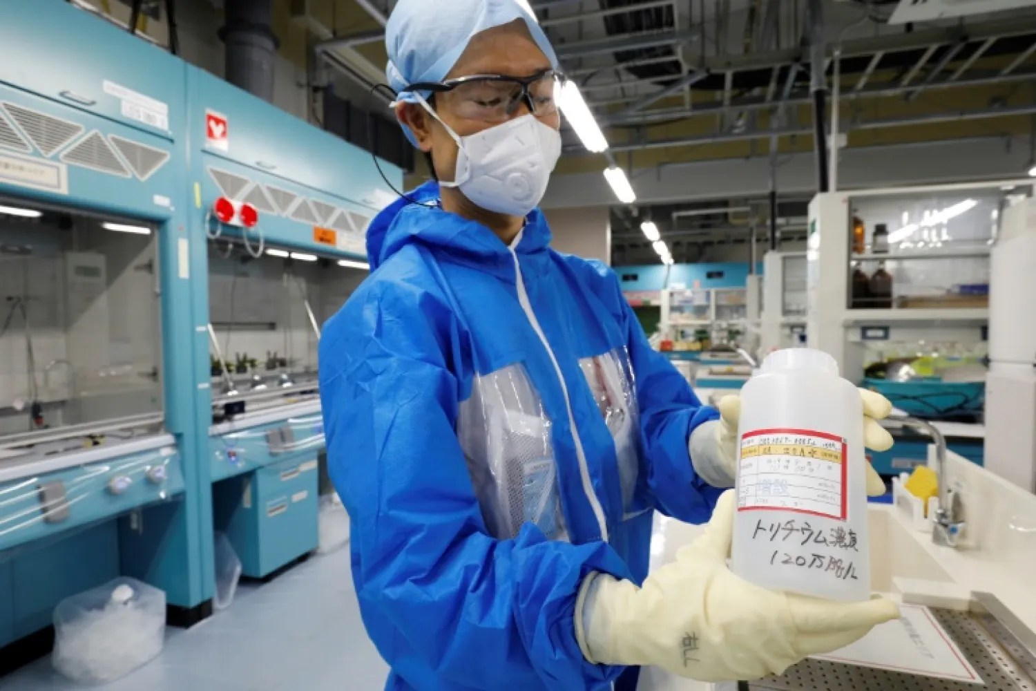 Water from the Fukushima plant has been filtered to reduce radioactivity | AFP