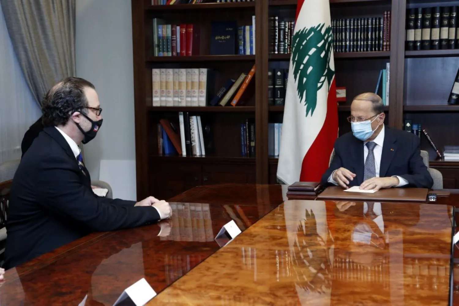 Aoun met with Schenker on Friday (NNA)