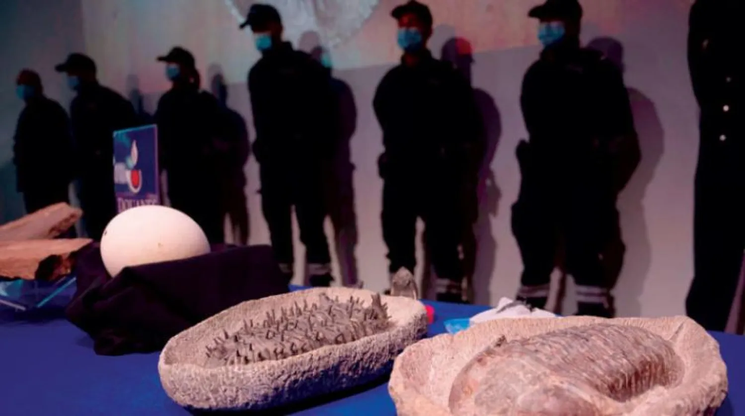 Archeological items France handed to Morrocco (AFP)