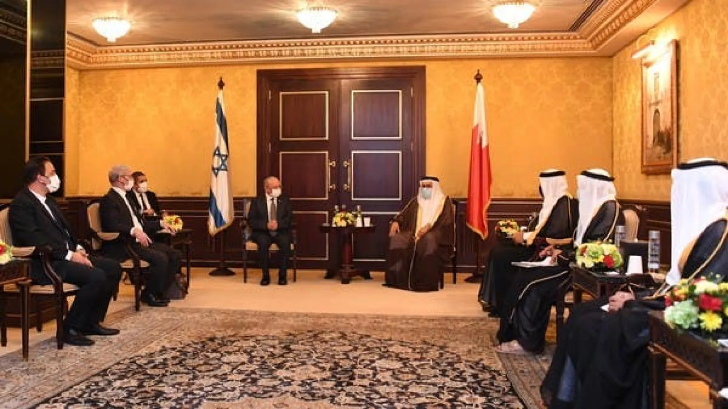Al-Zayani on Tuesday received Israeli National Security Advisor Meir Ben-Shabbat on a visit with a delegation to the Kingdom. (BNA)
