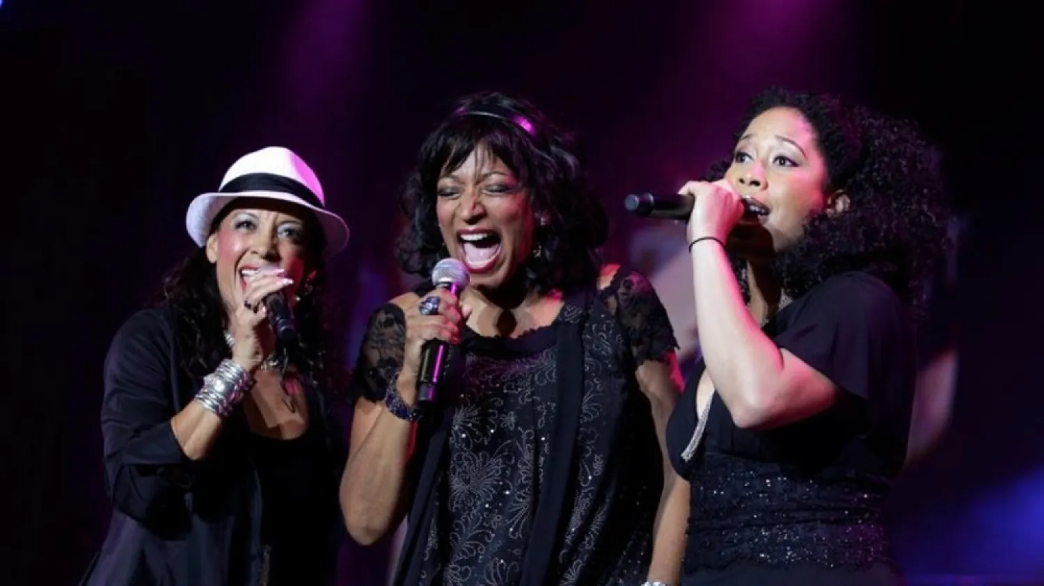 Members of Sister Sledge perform during the 10th Mawazine World Rhythms international music festival in Rabat May 24, 2011. (Reuters)