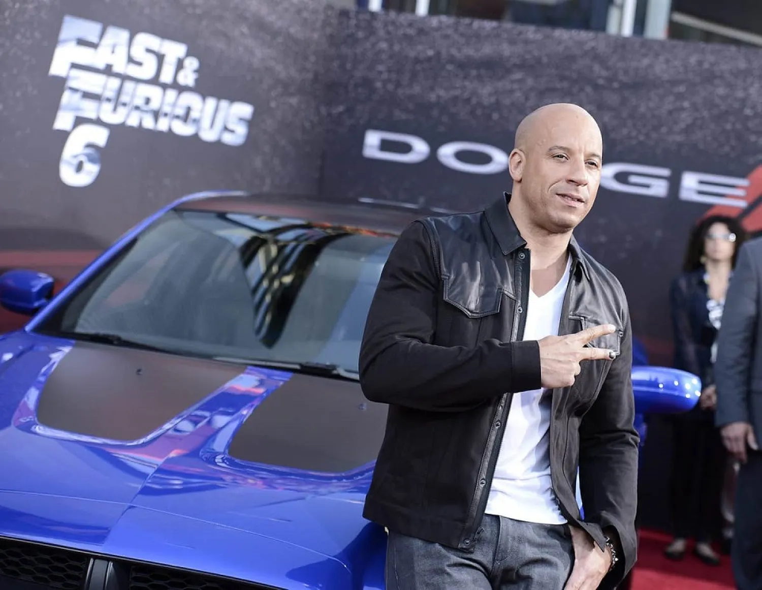 Actor Vin Diesel arrives at the LA Premiere of the 'Fast and Furious 6,' May 21, 2013. (AP)